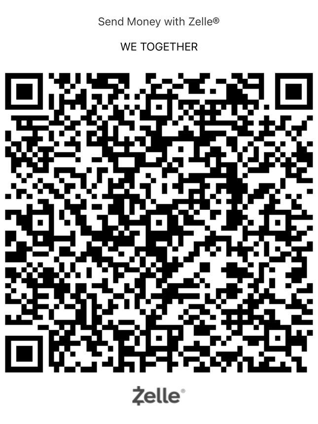 Zelle QR code for WE Together
